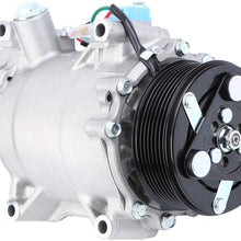 Honhill AC Compressor and A/C Clutch for 2007-2015 Honda CRV Compressor Oil Kit 2.4L Acura 2.3L 12V