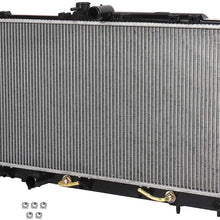 ECCPP Auto Parts Plastic Aluminum Replacement Radiator for 2448 Fit For 2002-2007 Mitsubishi Lancer