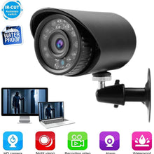 DAUERHAFT HD Security Camera Aluminum Alloy HD Camera 100-240V,Home Security(100-240V US regulations)