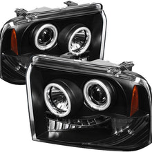 Spyder Auto Ford F250/350/450 Super Duty Black CCFL LED Projector Headlight