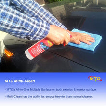 MTO Waterless Car Wash Wax Kit 144 Ounces, Aircraft Quality Car Clean Waxing Kit for Car, RV, Boat, Motorcycle - with 6 Microfiber Towels, 1 Cleaning Brush