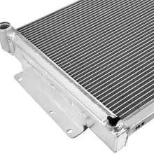 OzCoolingParts Pro 4 Row Core Aluminum Radiator + 16" Fan w/Shroud + Thermostat/Relay Wire Kit for 1967-1969 68 Chevy Camaro/Pontiac Firebird V8, 21" Core