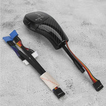 Qiilu Car Gear Shift, LHD Automatic LED Gear Shift Knob Retrofit Kit Fit for BMW E90 E92 E84 E89 for F30 Style(Black)