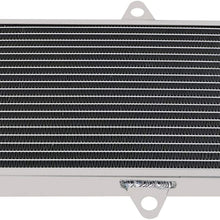 ALLOYWORKS Oversized Aluminum Radiator For 1987-2007 Yamaha Banshee YFZ350 YFZ 350 2 Row Core