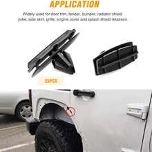 GOOACC 25PCS Fender Flare Moulding Clips for Jeep Liberty Rocker for Chrysler 55157055-AA, 55157065-AA Jeep Wrangler Jeep Liberty - 25Pack