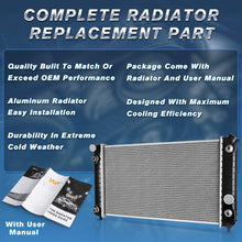 Complete Radiator Compatible with GMC Chevy Blazer S10 Jimmy Sonoma Hombre Bravada 4.3L V6 DWRD1012