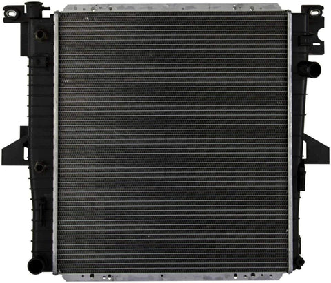 YHA CU1824 2 Row Complete AT Radiator Automatic Transmission Assembly Compatible with 1996-1999 Explorer 5.0L 1997-1999 Mountaineer 5.0L