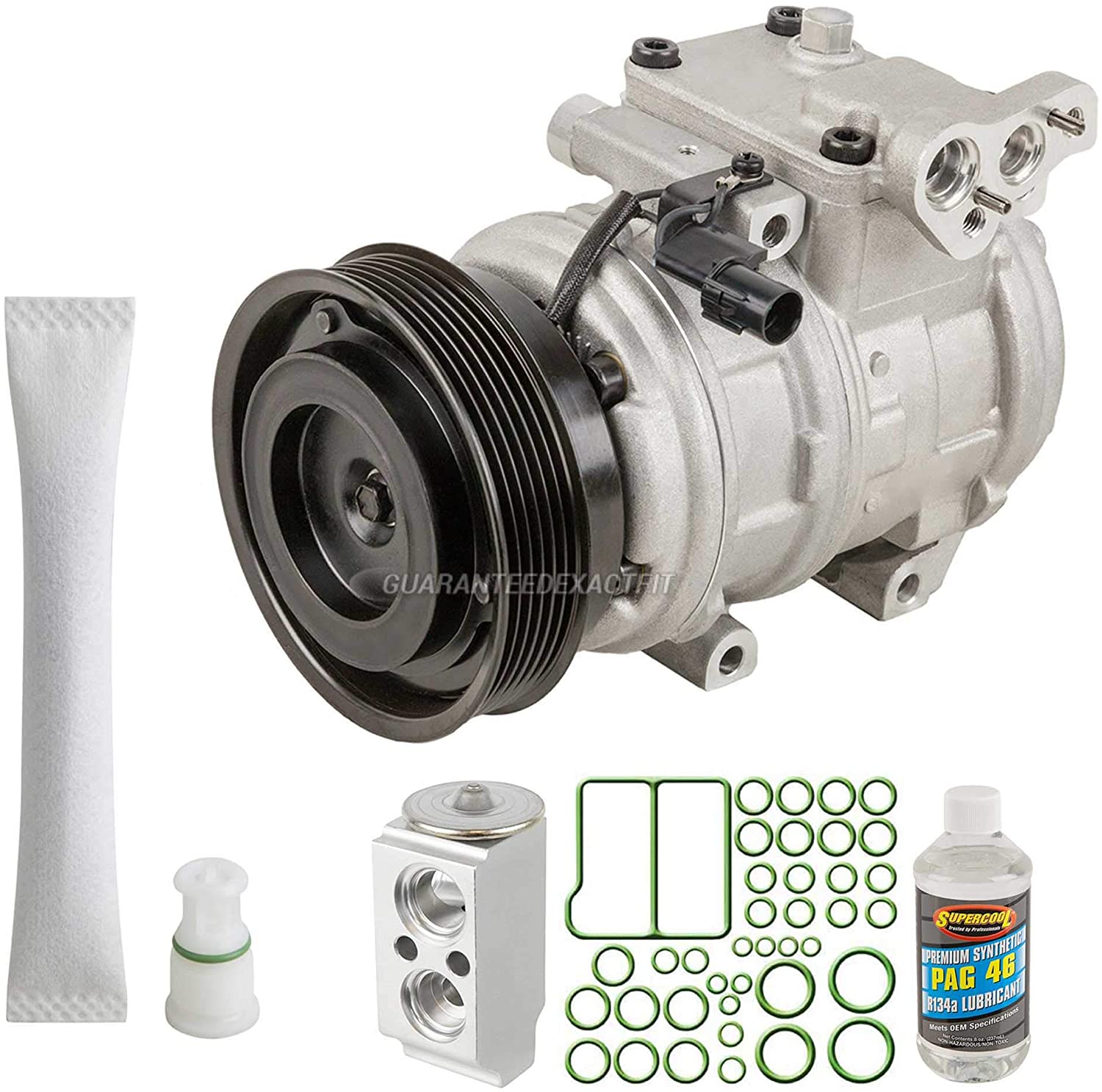For Hyundai Genesis Coupe 2010 2011 2012 OEM AC Compressor w/A/C Repair Kit - BuyAutoParts 61-87382RN New