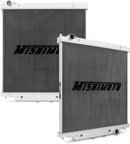 Mishimoto MMRAD-F2D-03 Aluminum Radiator Compatible With Ford 6.0 Powerstroke F250 F350 F450, Ford Excursion 2003-2007