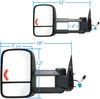 Fit System Passenger Side Towing Mirror for Escalade, Avalanche, Suburban, Tahoe, Yukon, Silverado, Sierra, Silverado/Sierra Classic, Arrow Signal, Foldaway, Power Heated