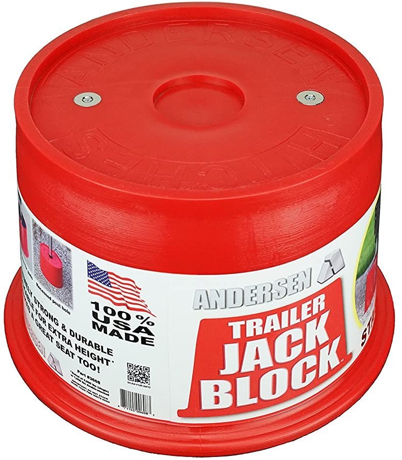 Andersen Hitches Trailer Jack Block 2-Pack with Magnets (3608-M-2)