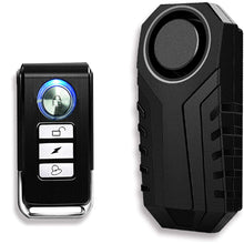 NineLeaf 1 Set Bike Alarm with Remote, Wireless Vibration Alarm Anti-Theft Burglar Security Alarm for Bike Motorcycle Car Scooter, 113db Super Loud and IP55 Waterproof, Volume Adjustable