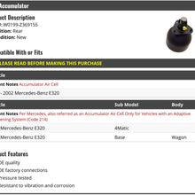 Rear Accumulator - Compatible with 1994-2003 Mercedes Benz E320 Wagon