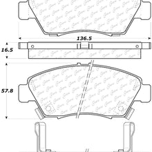 Centric 103.09480 - C-Tek Ceramic Front Disc Brake Pads