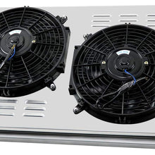 ALLOYWORKS 3 Row All Aluminum Radiator+Shroud Fan+Relay For 1971-1990 Chevy C/K/G/P 10 20 30 Pickup Caprice/For 1972-1980 GMC C/G/K 15 25 35 1500 2500 3500 / For 1965-1990 Buick LeSabre Electra Cent