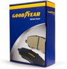 Goodyear Brakes GYD1210 Premium Ceramic Automotive Front Disc Brake Pads Set Vehicle Replacement Part for Select Sedan Cars