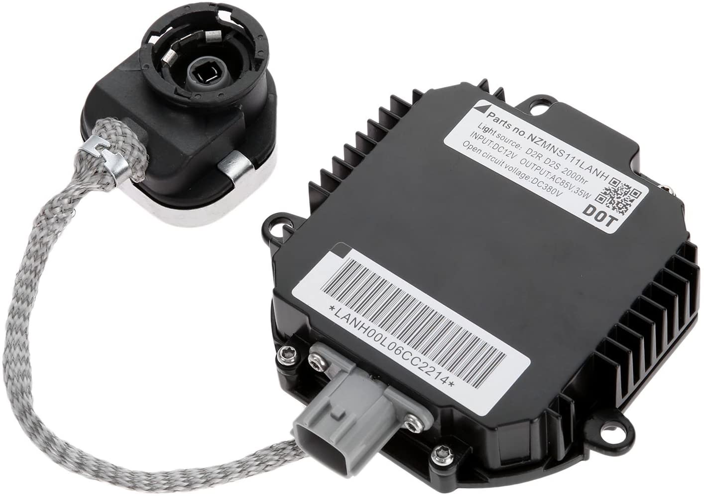 Aupoko Xenon HID Headlight Ballast Replacement for Infiniti and Nissan, Headlight Control Unit with Ignitor, Replaces# NZMNS111LANA, NZMNS111LBNA, 28474-89904, 28474-89907, 28474-8991A