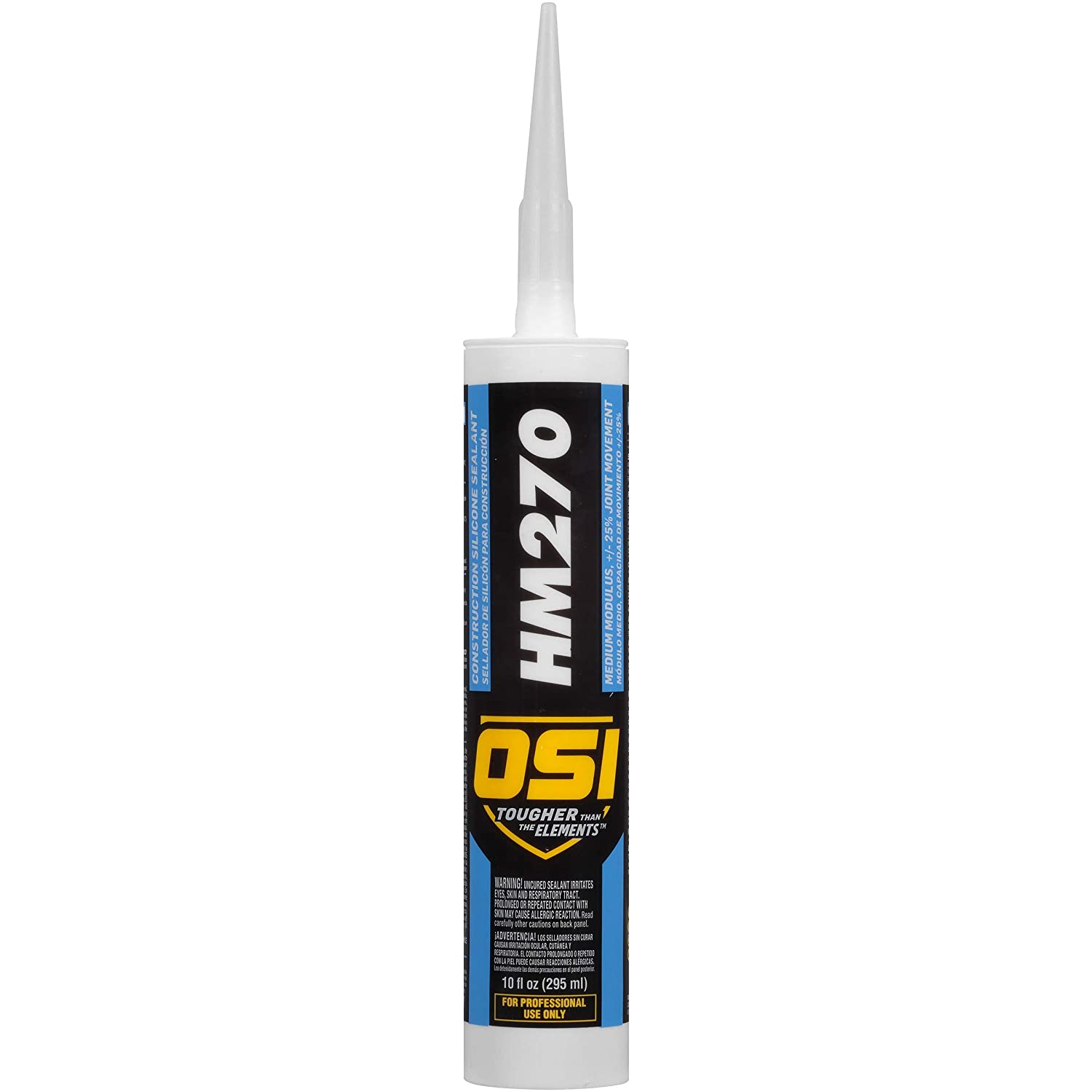 OSI HM270 White Silicone Construction Sealant 10-Fluid Ounce Cartridge (1493960)