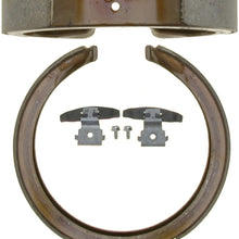 ACDelco 17781B Professional Bonded Rear Drum In-Hat Parking Brake Shoe Set