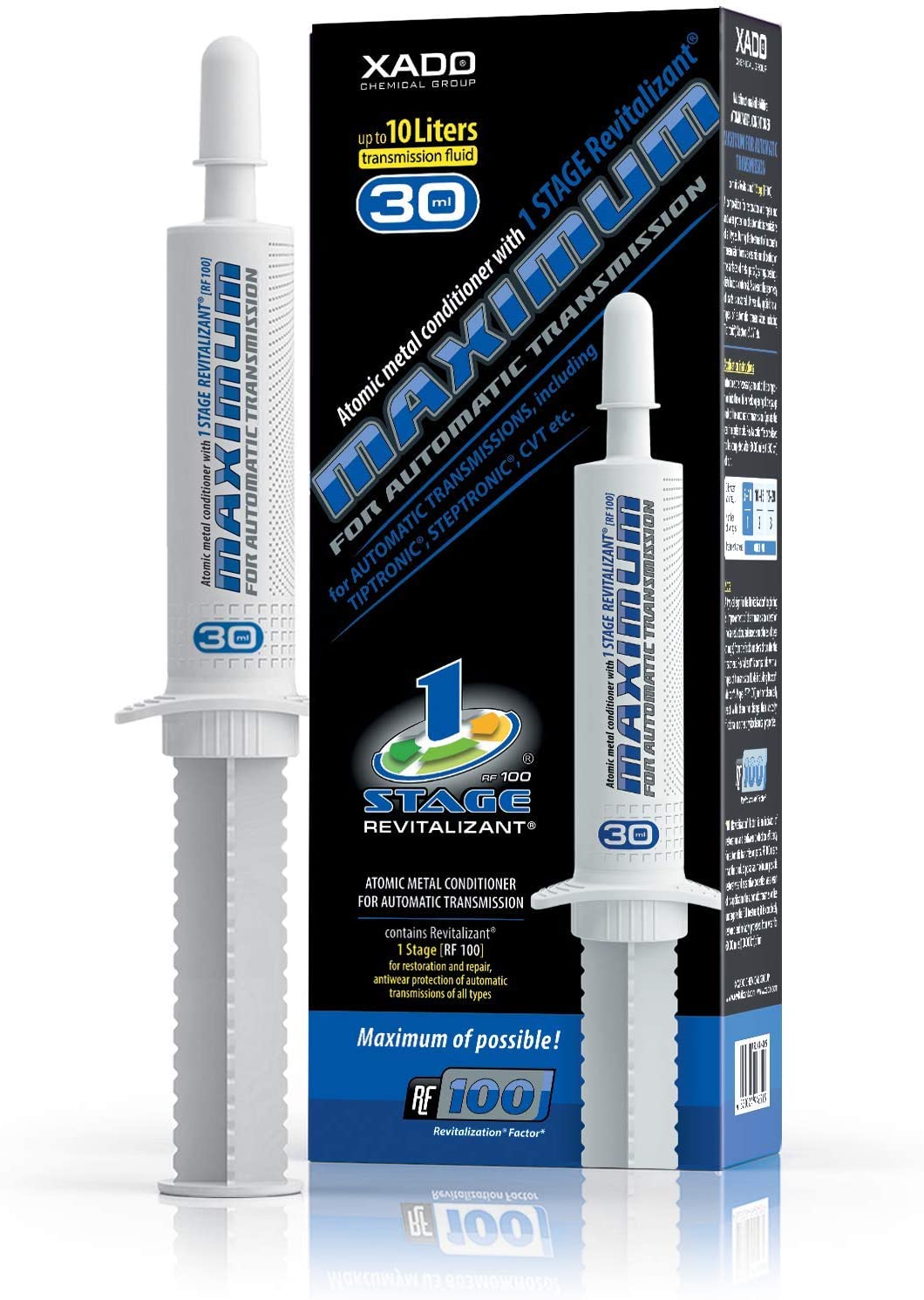 XADO Atomic Metal Conditioner Maximum for аutomatic transmissions (Syringe 30ml) (Automatic Transmission)