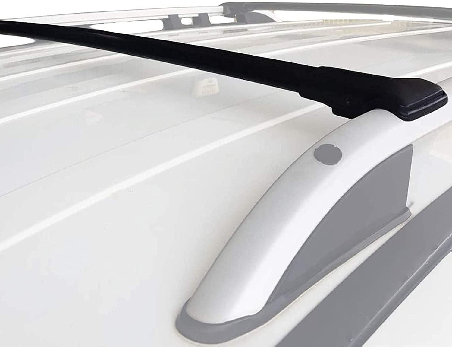 RE&AR Tuning Cross Bar for Citroen C5 Aircross 2018-2020 Roof Racks Aluminium Black