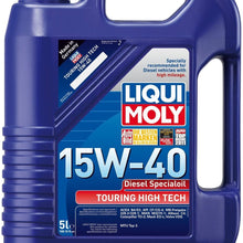 Liqui Moly (2044-4PK) Touring High Tech Diesel 15W-40 Motor Oil - 5 Liter, (Pack of 4)