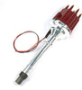 Pertronix D7100811 Flame-Thrower Non Vacuum Red Male Cap Billet Electronic Distributor with Ignitor III Technology for Chevrolet Small Block/Big Block
