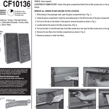 FRAM Fresh Breeze Cabin Air Filter Replacement for Car Passenger Compartment w/ Arm and Hammer Baking Soda, Easy Install, CF11182 for Select Acura and Honda Vehicles