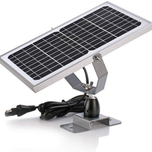 SUNER POWER 12V Waterproof Solar Battery Trickle Charger & Maintainer - 10 Watts Solar Panel Built-in Intelligent MPPT Solar Charge Controller + Adjustable Mount Bracket + SAE Connection Cable Kits
