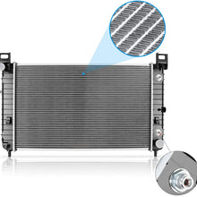 28inch Radiator Compatible with 2003-2005 Cadillac Escalade & Chevrolet Sonora/Suburban 1500/ Tahoe & V8 5.3L, 1999-2004 Chevrolet Silverado & GMC Sierra 1500, 2000-2006 GMC Yukon/Yukon XL 1500