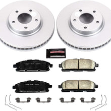 Power Stop CRK6360 front Z17 Evolution Geomet Coated Brake Kit