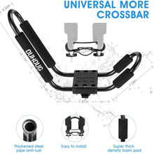 J-bar Kayak roof Rack,Universal Rack Carrier for Kayaks Boat Surf Ski Canoe, SUP, Surfboard and Ski Board Rooftop Mount Rack on SUV