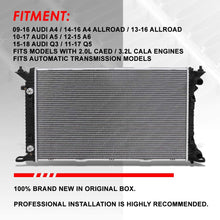 13188 OE Style Aluminum Core Cooling Radiator Replacement for Audi A5 Q3 Q5 A4 Allroad 2.0L CAED / 3.2L CALA AT 10-17
