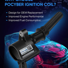 POCYBER Ignition Coils Pack Set of 8 for Ford Lincoln Mercury 4.6L 5.4L V8, Replaces OE# DG508 C1454 C1417 FD503 F7TU-12A366AB 1L2U12029AA I2LU-12A388-AA C1417 DG473 DG481 DG491
