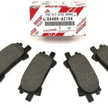 Genuine Toyota Premium Ceramic Rear Brake Pad Set 04466-AZ104 | 2004-2007 Highlander