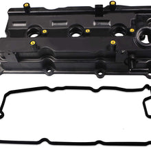 MYSMOT 264-985 LH Valve Cover w/Gasket & Spark Plug Tube Seals Fits 2002-2004 Infiniti I35 2002-2006 Nissan Altima 2002-2008 Maxima 2003-2007 Murano 2004-2009 Quest 13264-8J113