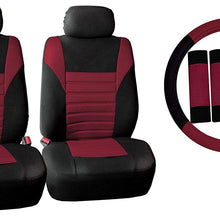 TLH 3D Air Mesh Fabric Front Set Seat Covers, Removable Headrests & Airbag Compatible, Yellow Color- Universal Fit for Cars, auto, Trucks, SUV