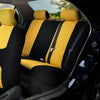 FH Group FH1006 Multi-Functional Beach, Fitness Towel Car Seat Cover (Black) Front Set - Universal Fit for Cars, Trucks &SUVs