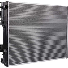 ECCPP Auto Parts Plastic Aluminum Replacement Radiator for2009-2010 Dodge Ram 1500 2010-2014 Ram Ram Pickup/2500/3500 CU13129 CH3010353,13129