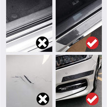 Door Entry Guards Scratch Cover Protector Paint Threshold Guard,carbon fiber rubber car bumper Door Guard /Rear Bumper Guard Scratch scratch protection strip 100% waterproof(width5CM long2.5M)