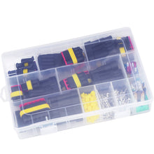 WiMas 1 2 3 4 5 6 Pin Wire Waterproof Connector 240pcs Electrical Wire Connector Automotive Connector Plug Terminal Wire Connector with Automotive Blade Fuses for Car Motorcycle Truck Boats