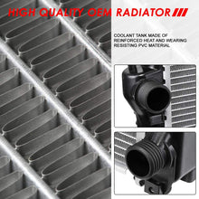 Replacement for 94-99 BMW 528i/540i/740i/750iL/850ci AT/MT Lightweight OE Style Full Aluminum Core Radiator DPI 1401