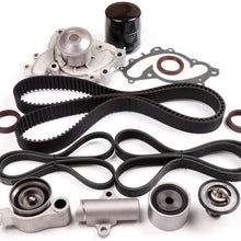 TUPARTS Timing Belt Kit with Water Pump Tensioner Bearing Replacement for 2002-2003 L-exus ES300 2004-2006 L-exus ES330