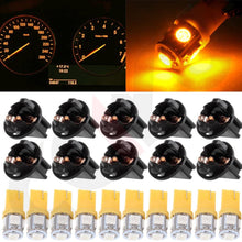 cciyu (10) T10 5-5050-SMD PC194 LED Bulb Instrument Panel Cluster Dash Light Twist Lock Socket (green)