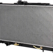 ECCPP Auto Parts Plastic Aluminum Replacement Radiator for 2448 Fit For 2002-2007 Mitsubishi Lancer