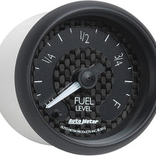 Auto Meter 8010 GT Series Electric Programmable Fuel Level Gauge