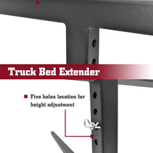 TAC 2" Truck Bed Trailer Hitch Mount Extender 500 LBS Capacity Utility Adjustable Universal Pick Up Extension Rack for Kayak Canoe Ladder Lumber Pipes Cargo Carrier Accessories with Pins