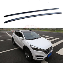 KPGDG Fit for Hyundai All New Tucson 2015 2016 2017 2018 2 Pcs ABS Roof Rail Roof Rack Side Rail Bar - Black