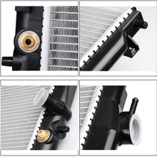Maxiii Aluminum Radiator Compatible with Honda Accord DX, EX, EX-R 1998-2002, LX/Honda Accord SE 2000-2002, Value Package (Except 2000 Honda Accord Value Package) L4 2.3L with Oil Cooler