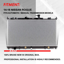DPI 13431 OE Style Aluminum Core High Flow Radiator Replacement for 14-18 Rogue X-Trail AT/MT